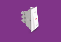 20 Amp 1 Way Switch 1 M (Cherry) (V1022) – V-Five Series | Vinayak Electricals
